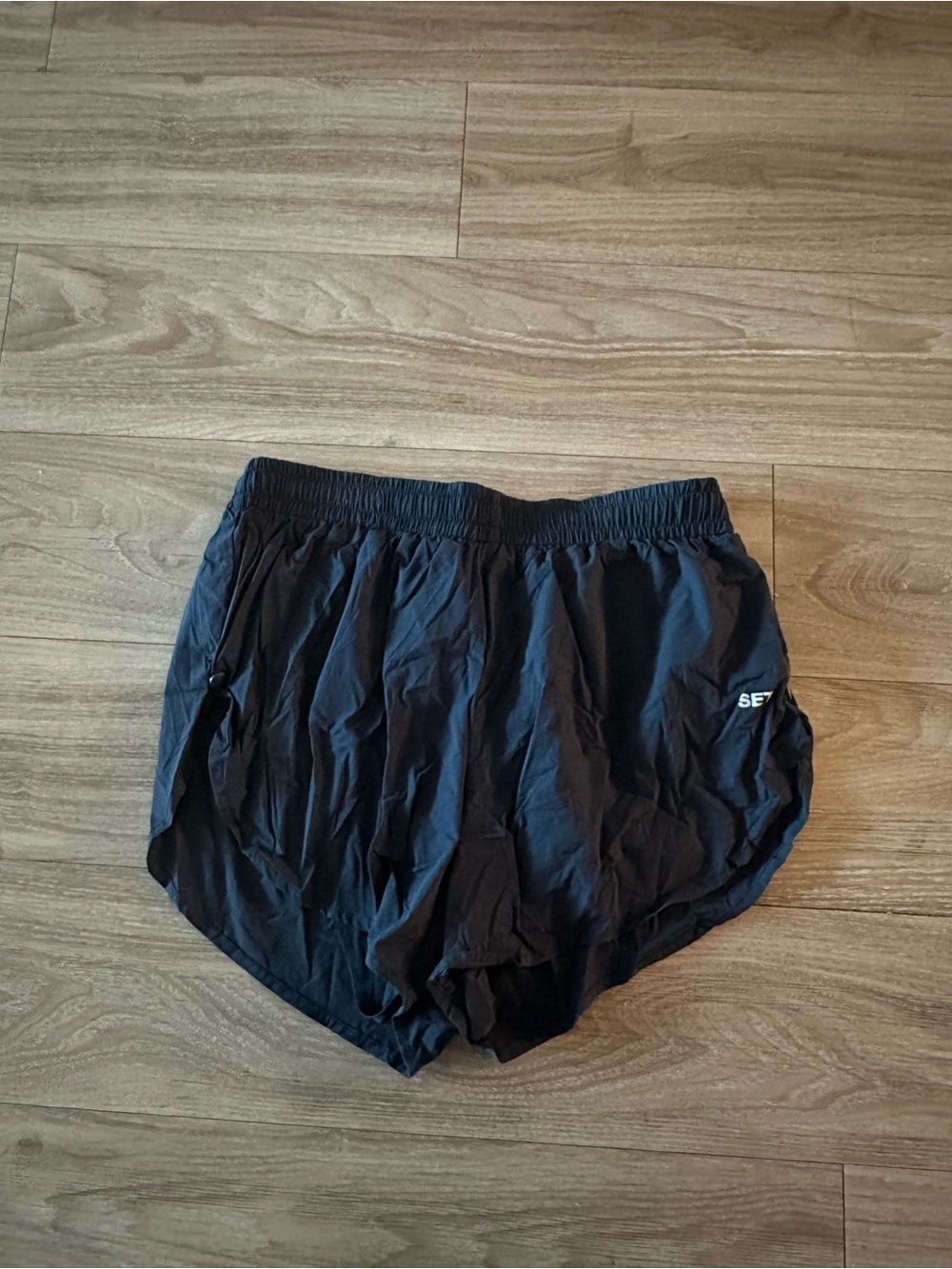 Black Athletic Running Shorts